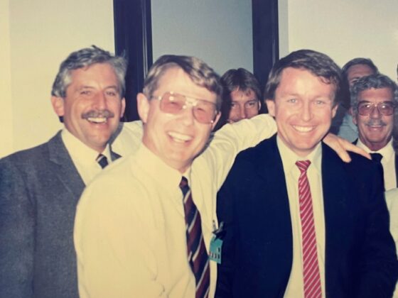 D L Stewart & Associates: Don Stewart pictured in the red tie.