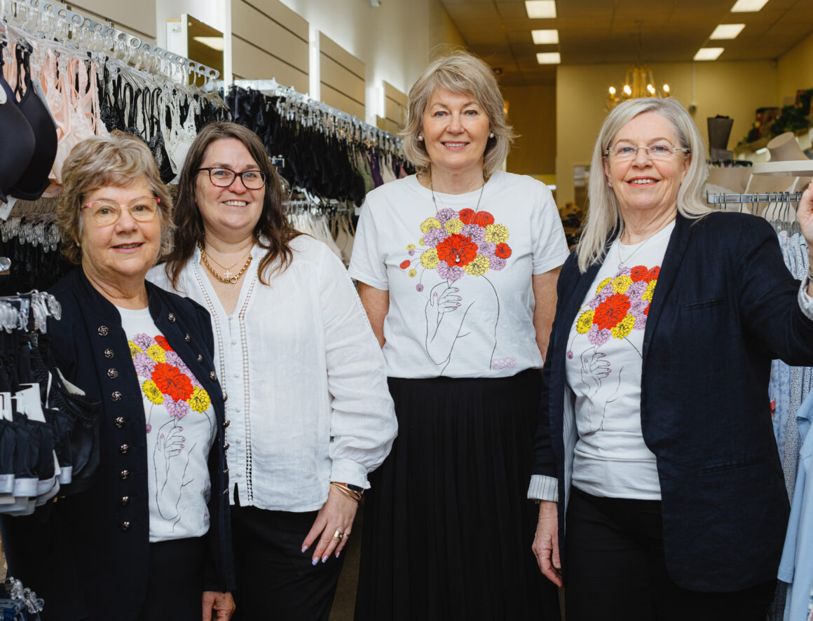 The Suzelle team L–R: Therese, Michelle, Faith and Lyndy