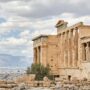 The Caryatids gaze toward the Parthenon on the Acropolis