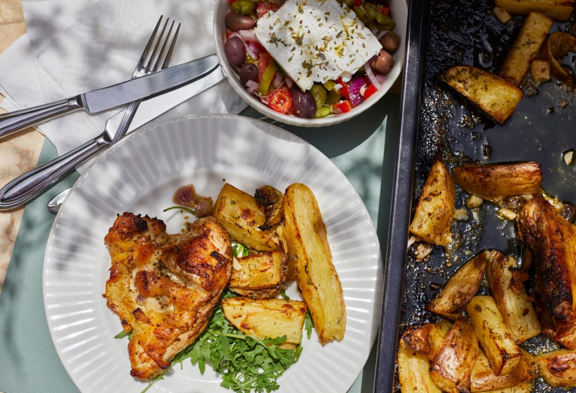 Greek Chicken and Potatoes